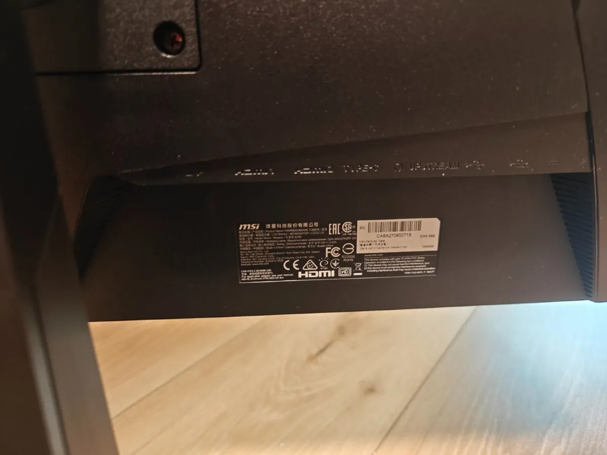 Gaming monitor MSI Mag 27' 1440p/165mhz - Image 2