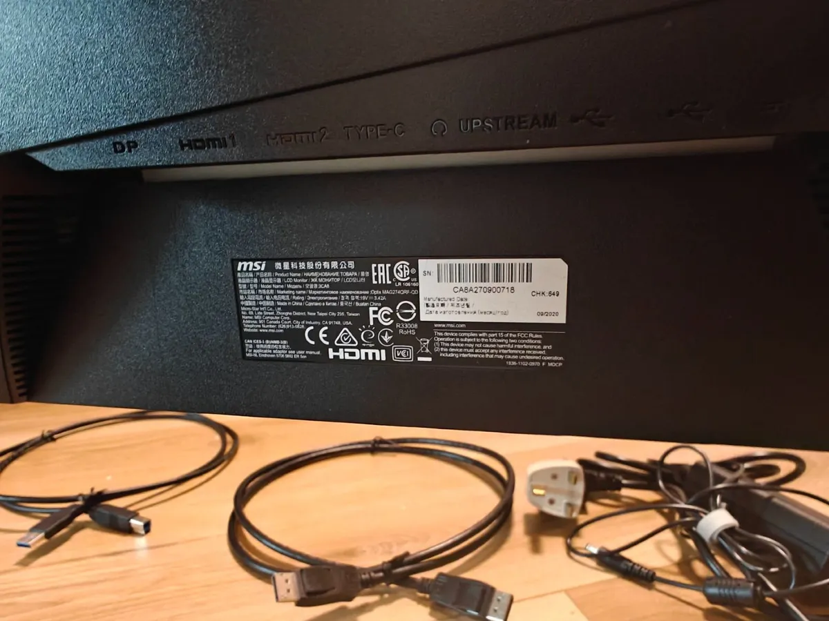 Gaming monitor MSI Mag 27' 1440p/165mhz - Image 4