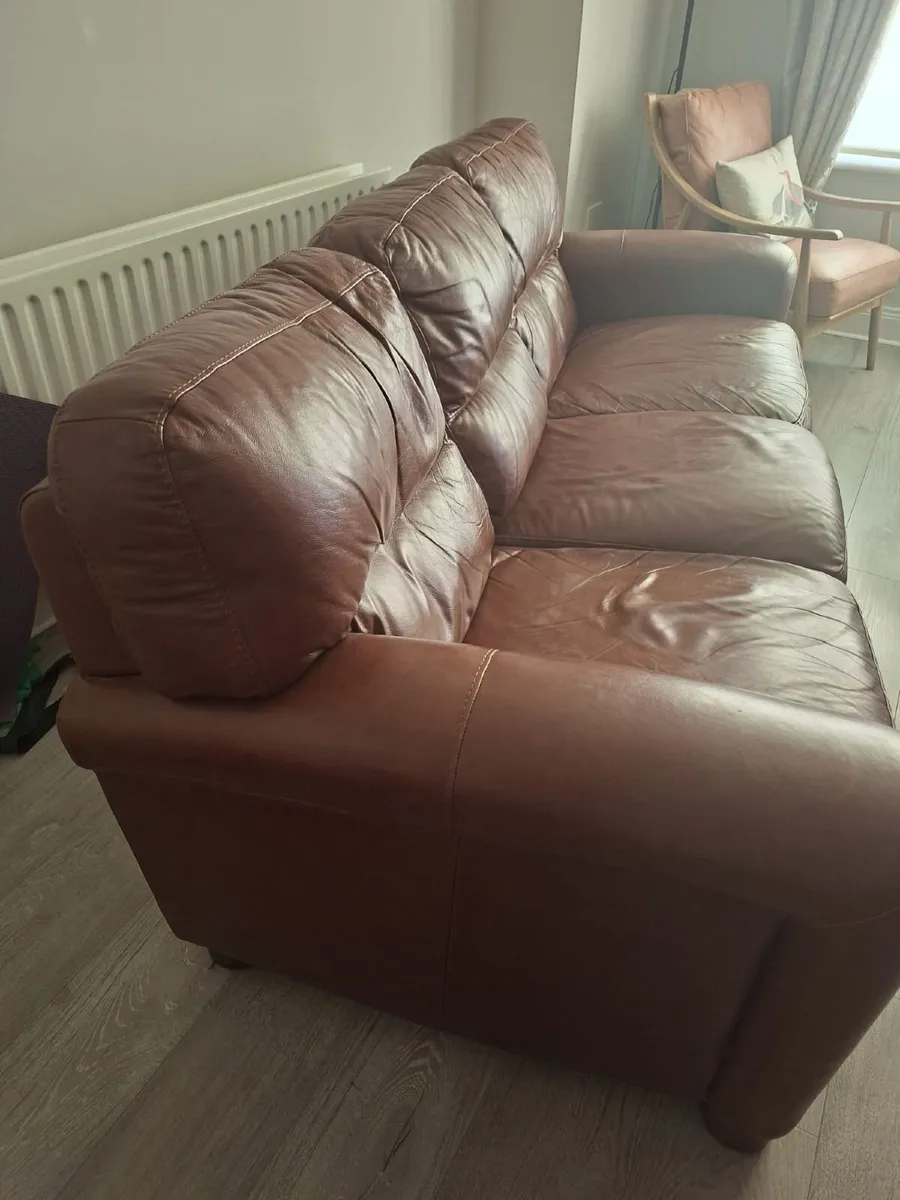 Leather Sofa - Image 4