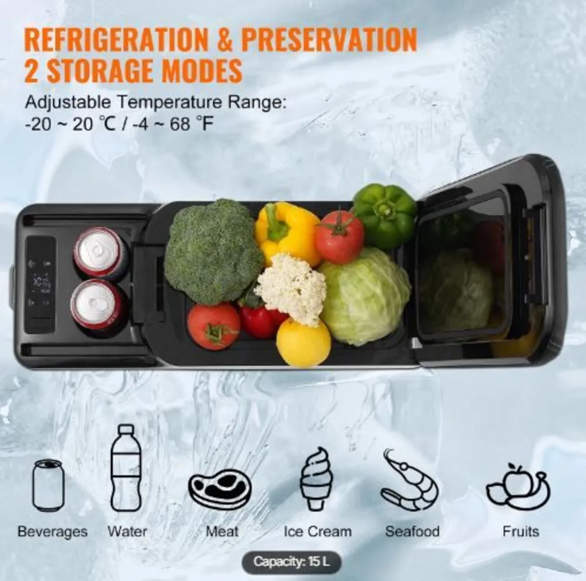 Car Refrigerator, 12 Volt Car - Image 3