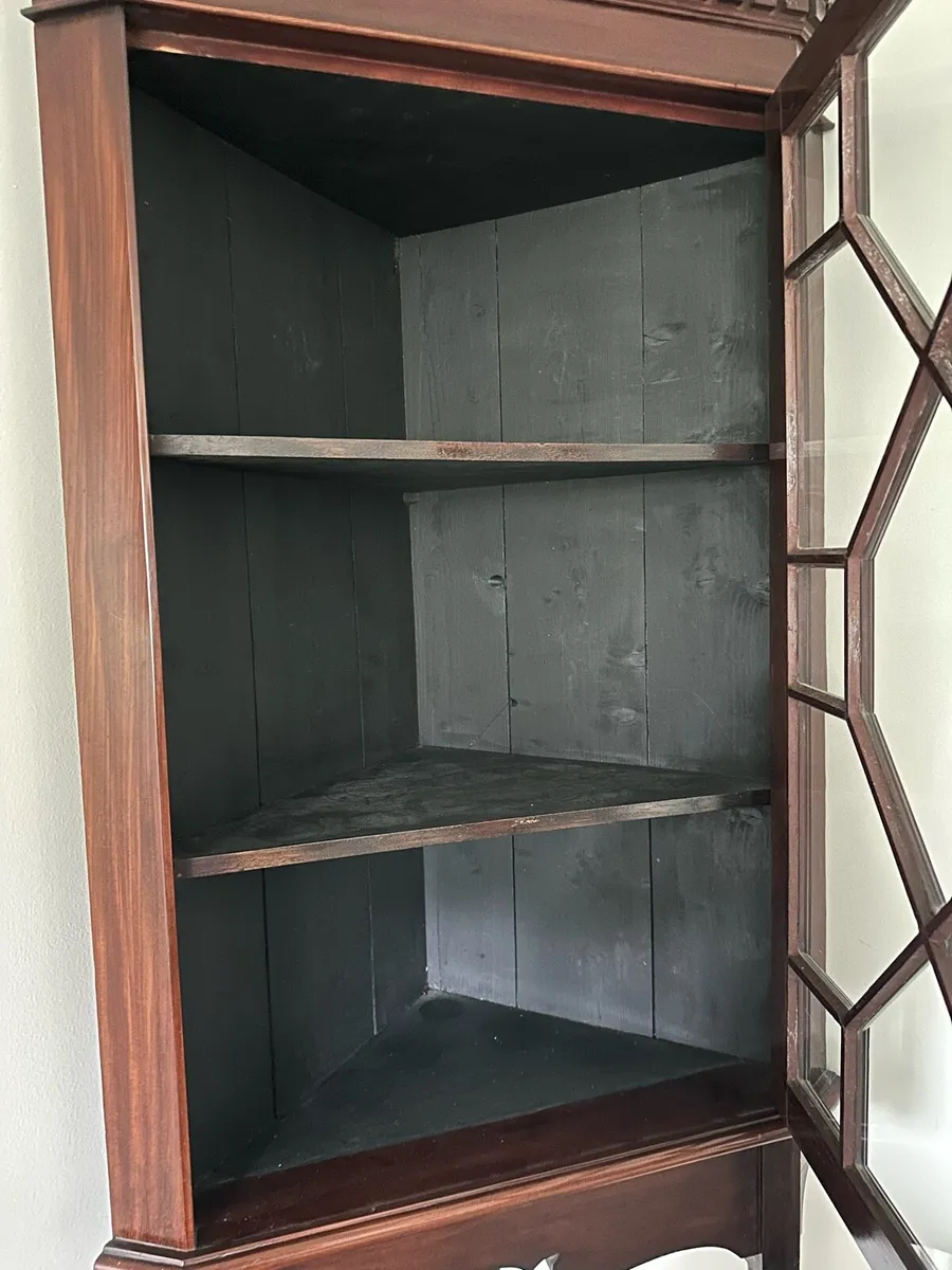 Antique Corner Cabinet - Image 3