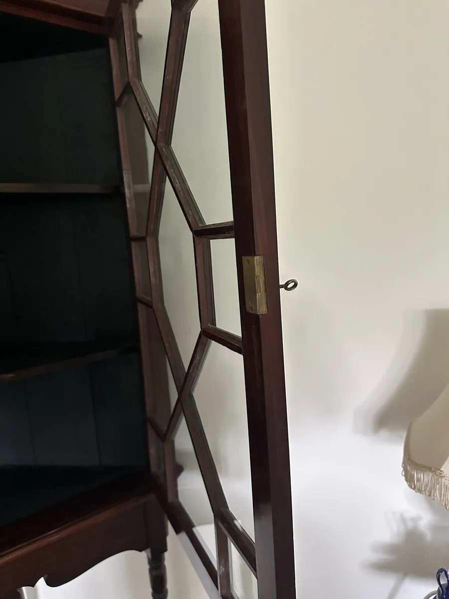 Antique Corner Cabinet - Image 4