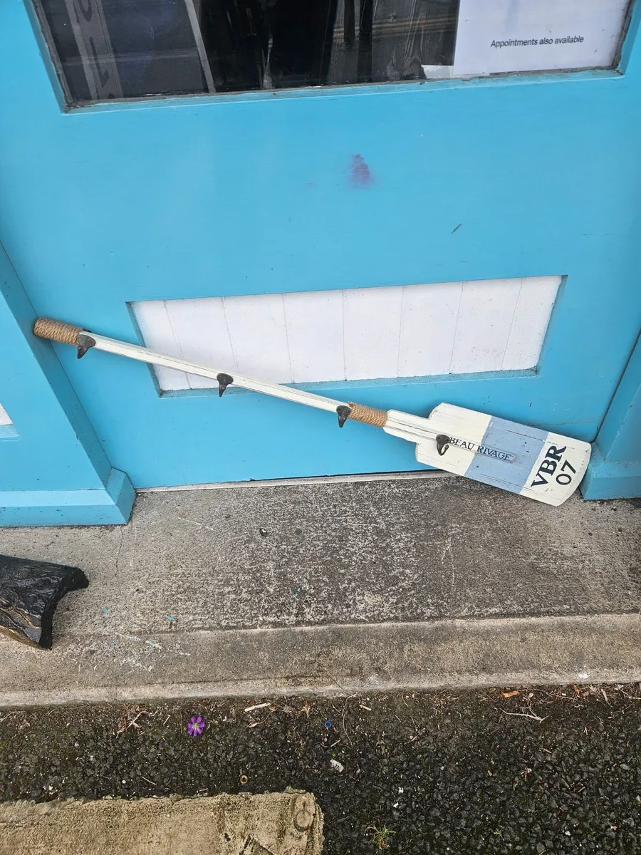 Boat Oar Coat Rack - Image 1
