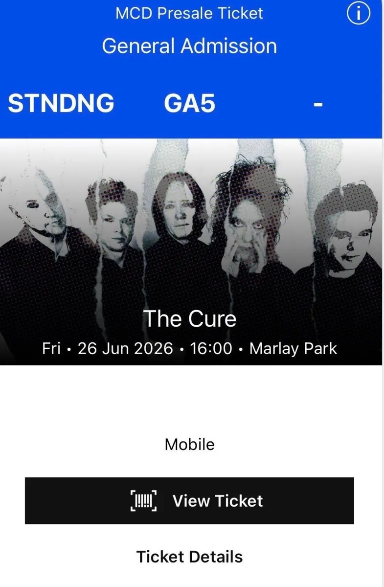 The Cure Dublin