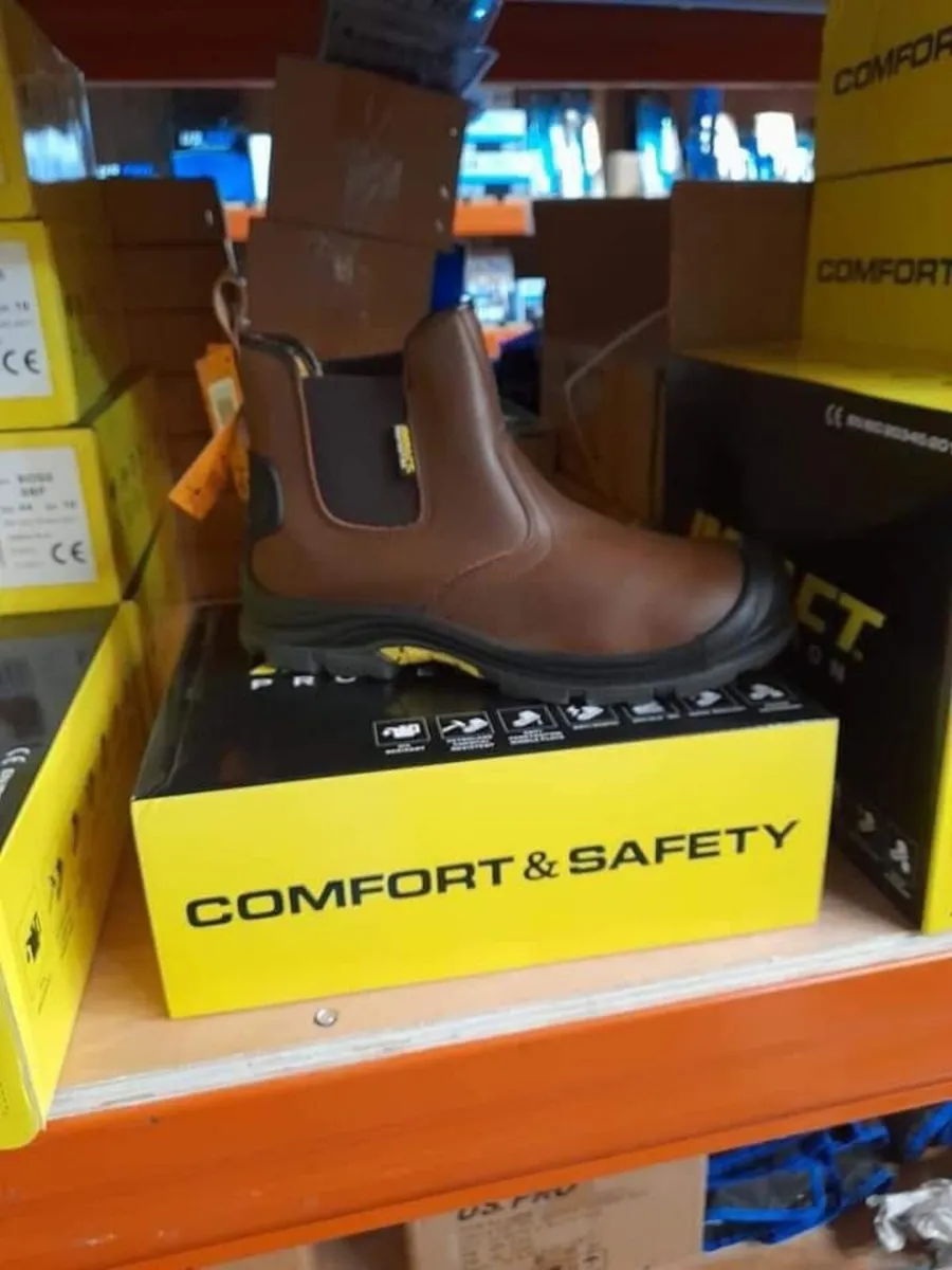 Brand New Safety Impact Work Boots - Image 2