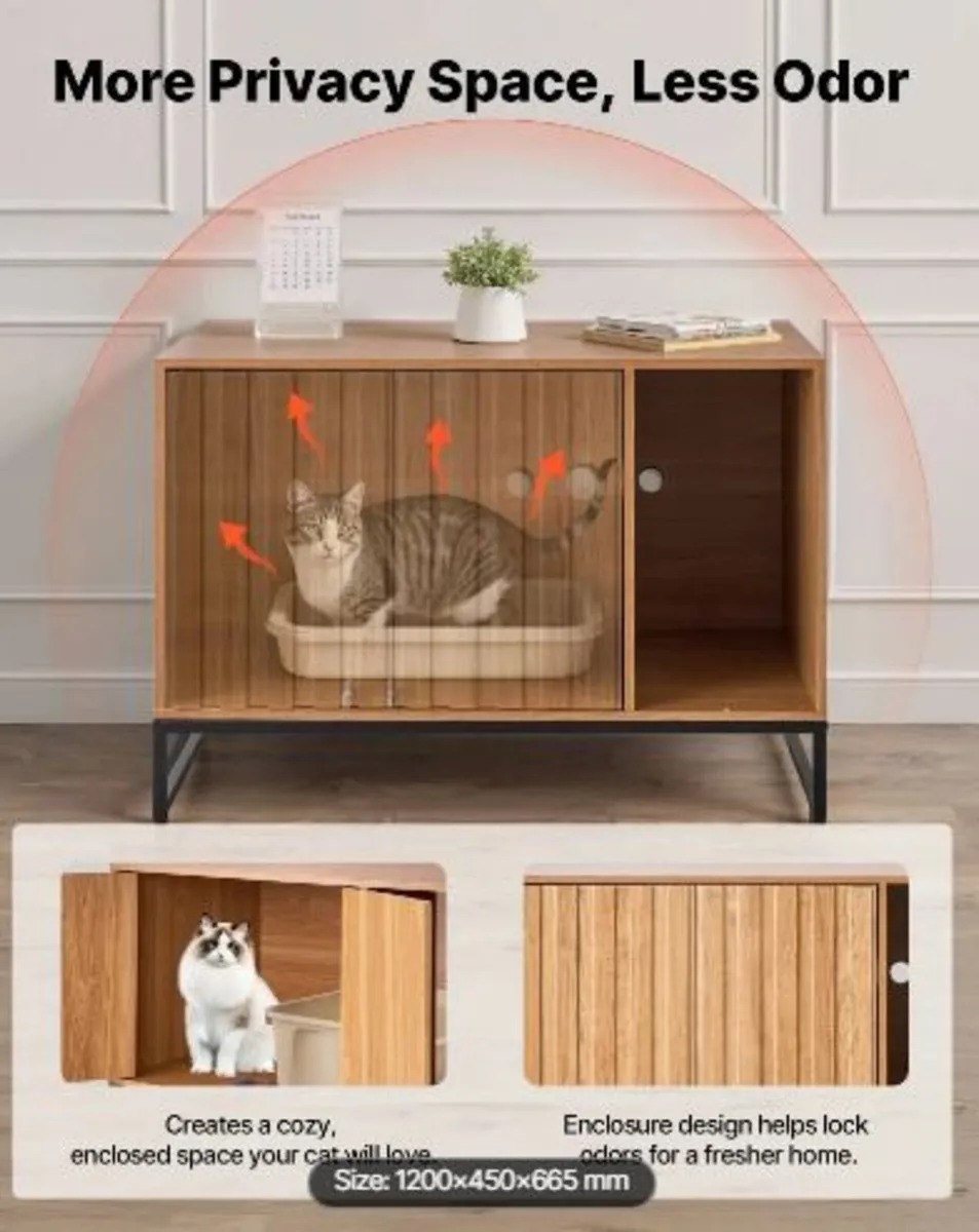 Cat Litter Box Enclosure Furniture - Image 3