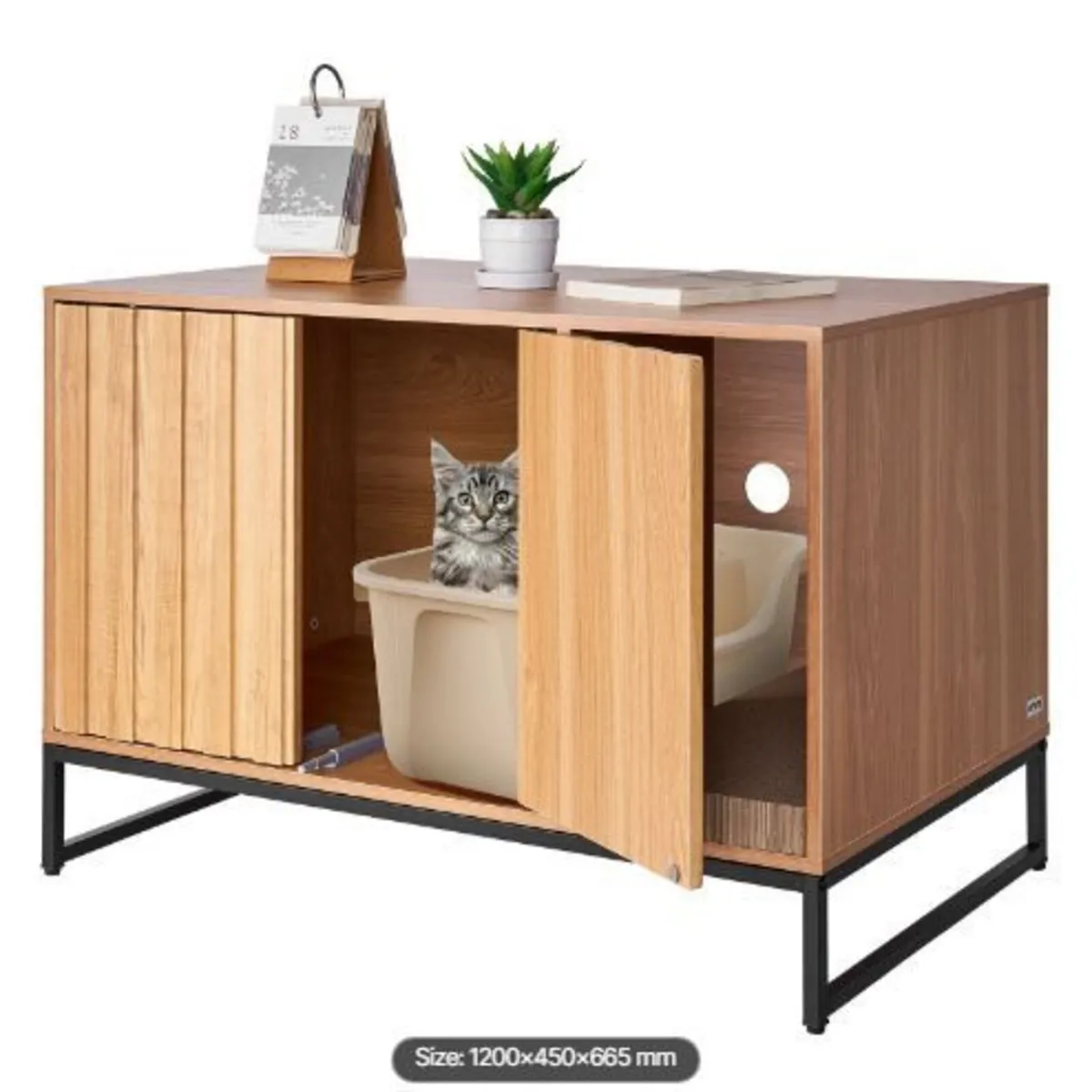 Cat Litter Box Enclosure Furniture - Image 4