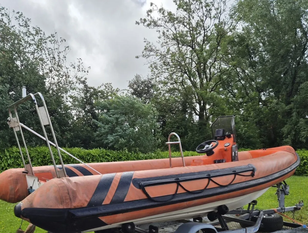 OSPREY RIB 5.2M GOOD TUBES GOOD HULL BOAT ONLY - Image 1