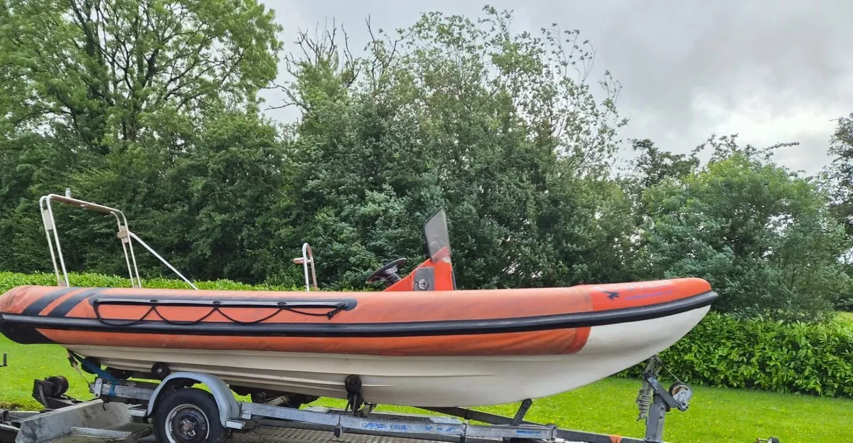 OSPREY RIB 5.2M GOOD TUBES GOOD HULL BOAT ONLY - Image 2