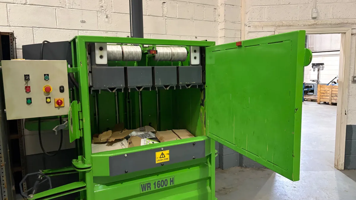 LSM Cardboard Baler For Sale - Image 3