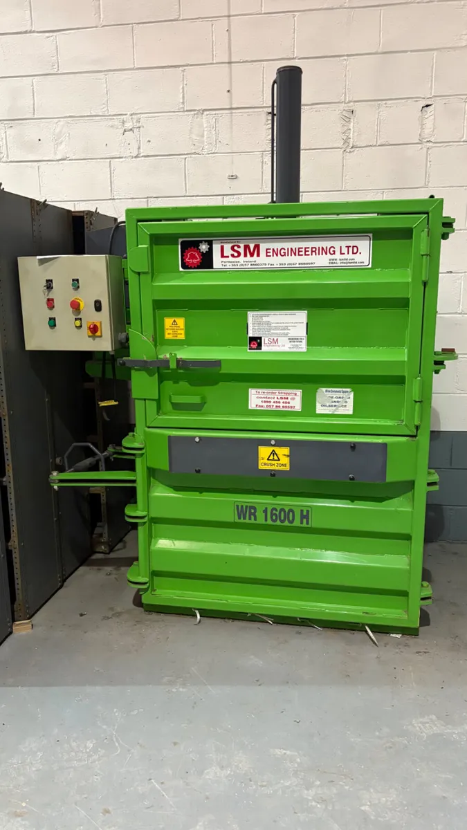 LSM Cardboard Baler For Sale - Image 4
