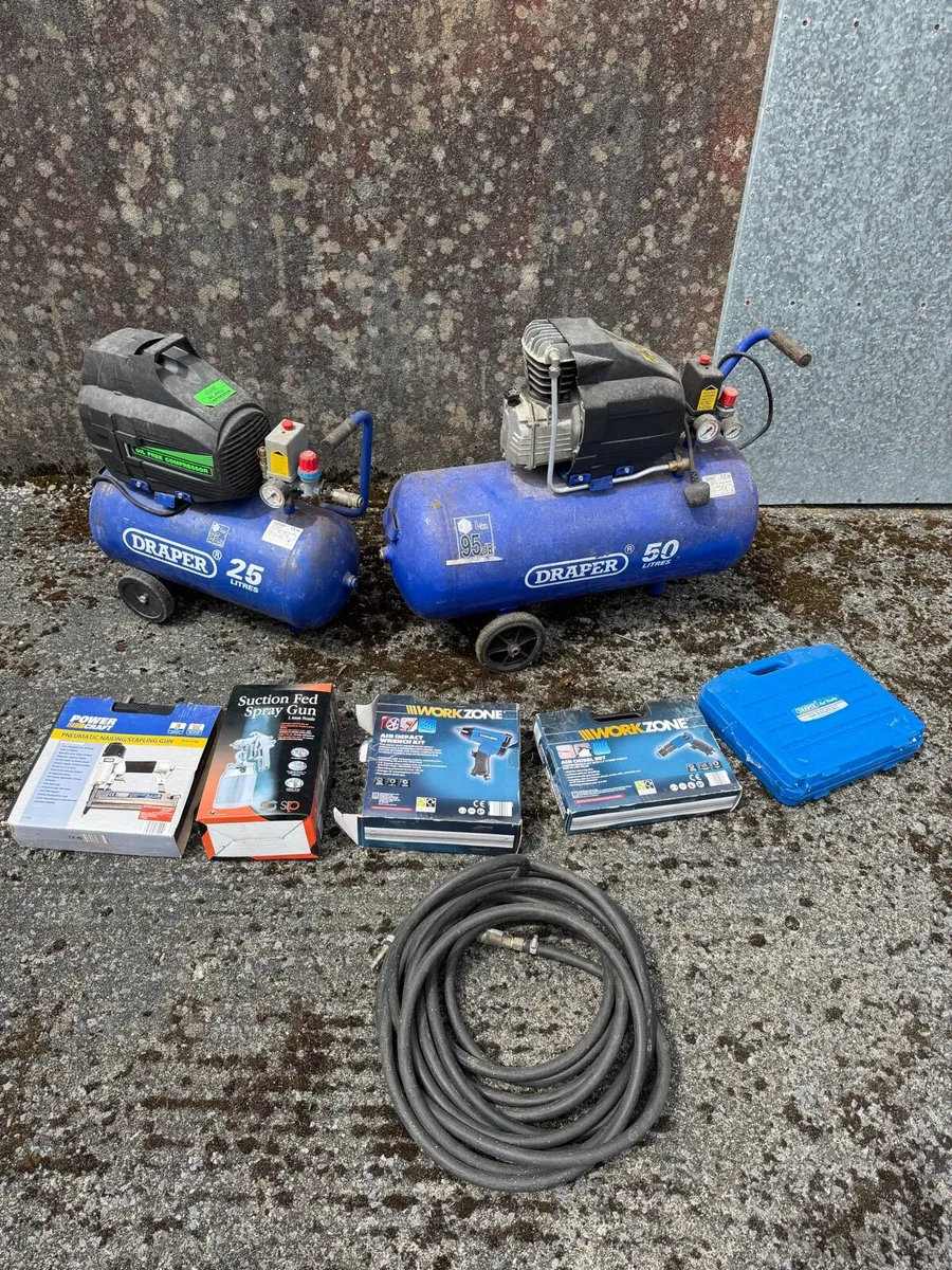 Complete Compressor & Air Tool Package - Image 1