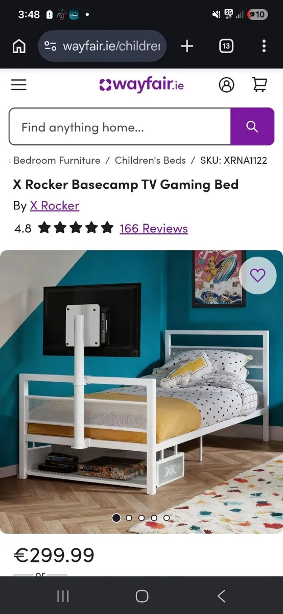 Xrocker gaming bed