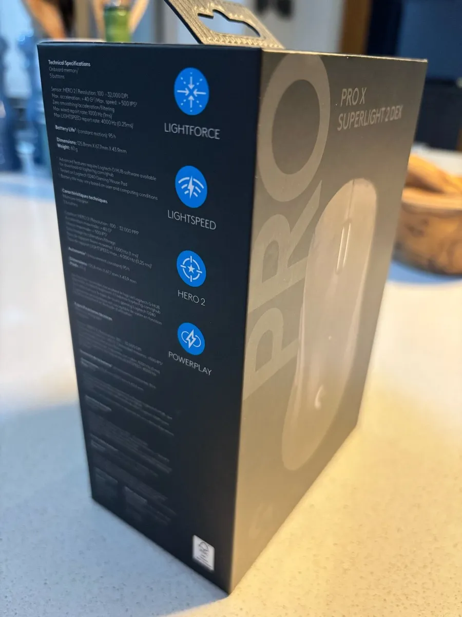 Logitech G ProX Superlight 2 Dex Lightspeed Mouse - Image 2