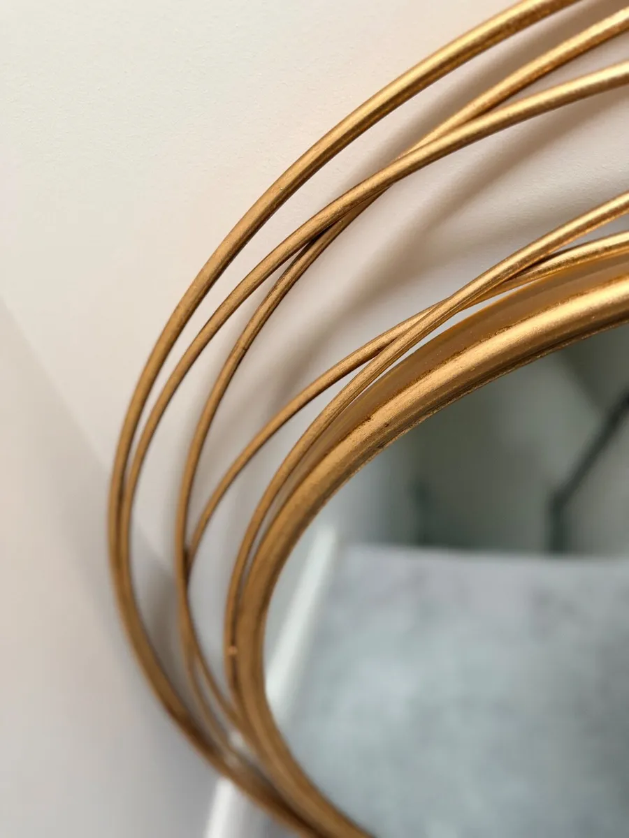 Rope Effect Gold Mirror - Image 2