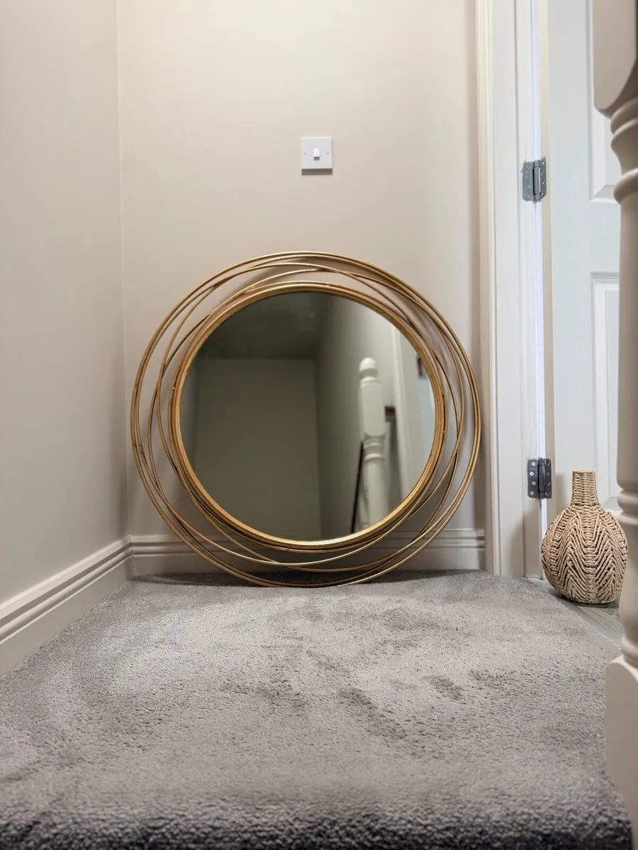 Rope Effect Gold Mirror - Image 3