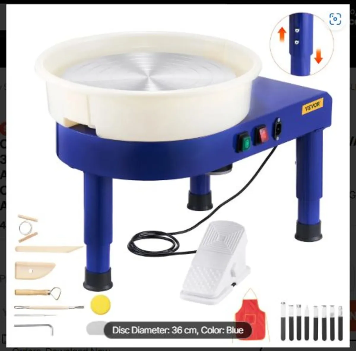 Electric Pottery Wheel 450W 35cm Ceramic - Image 1