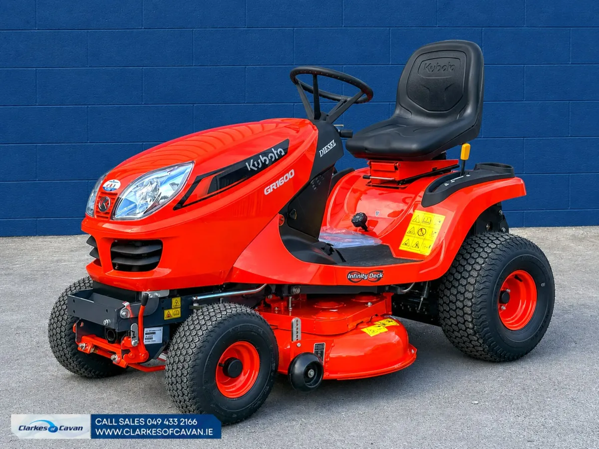 Kubota GR1600ID Ride-On Lawnmower - Image 1
