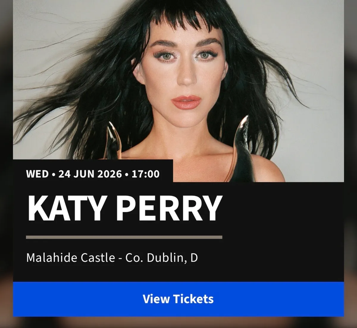 X1 VIP Katy Perry Ticket
