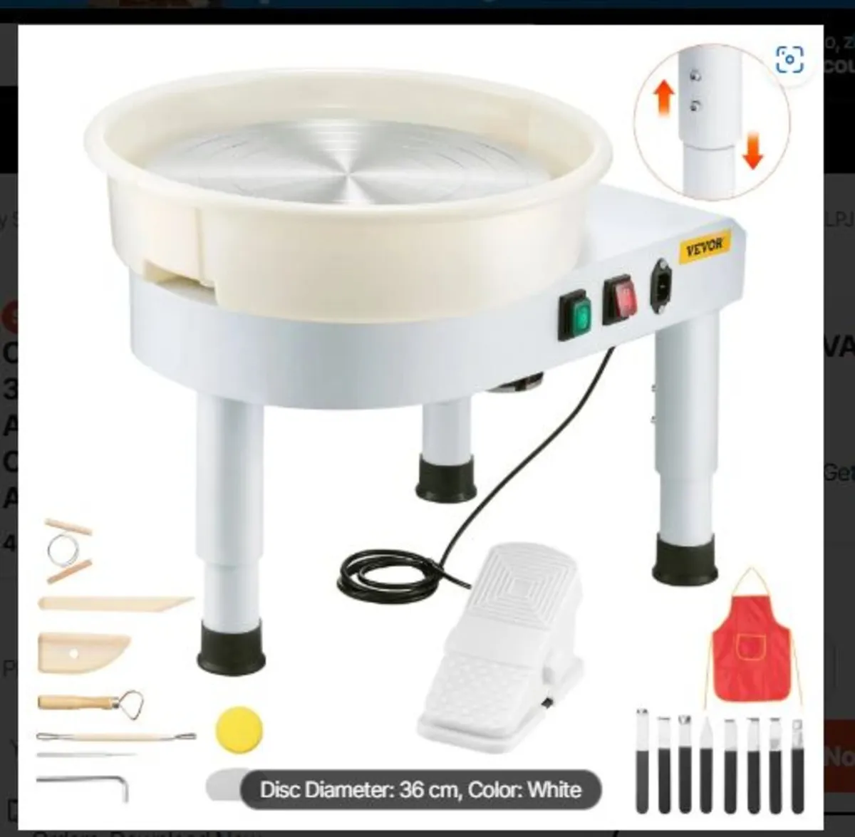 Pottery Wheel Electric 350W 28cm Machine - Image 1