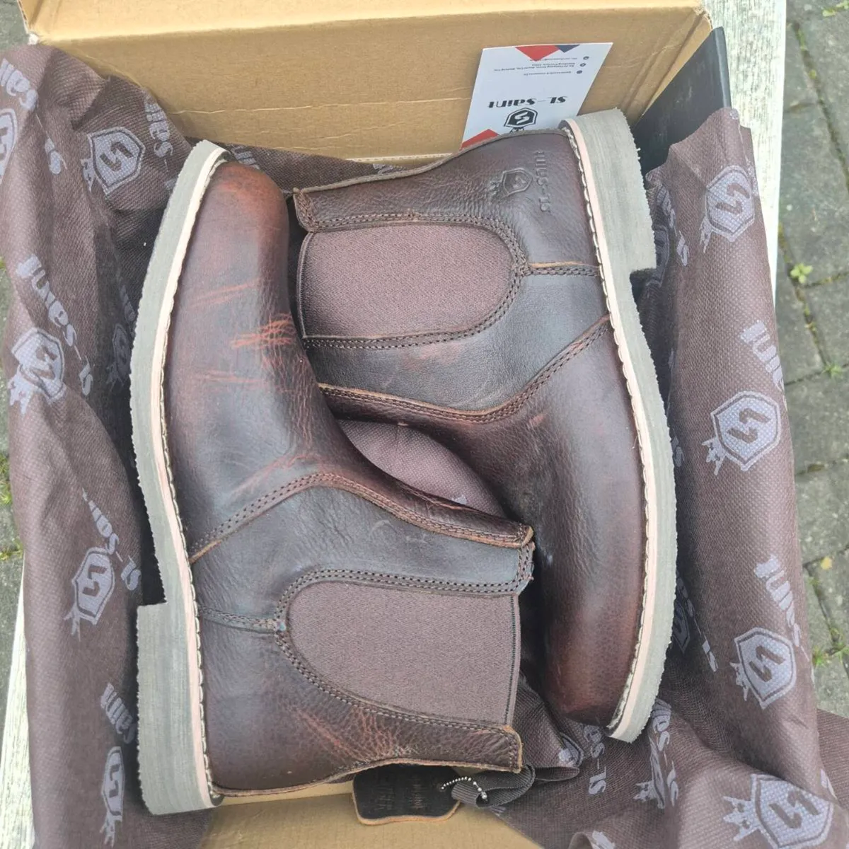 SL-Saint, Men's Chelsea Boots, UK 7.5/ EU 41.5 Bra - Image 2