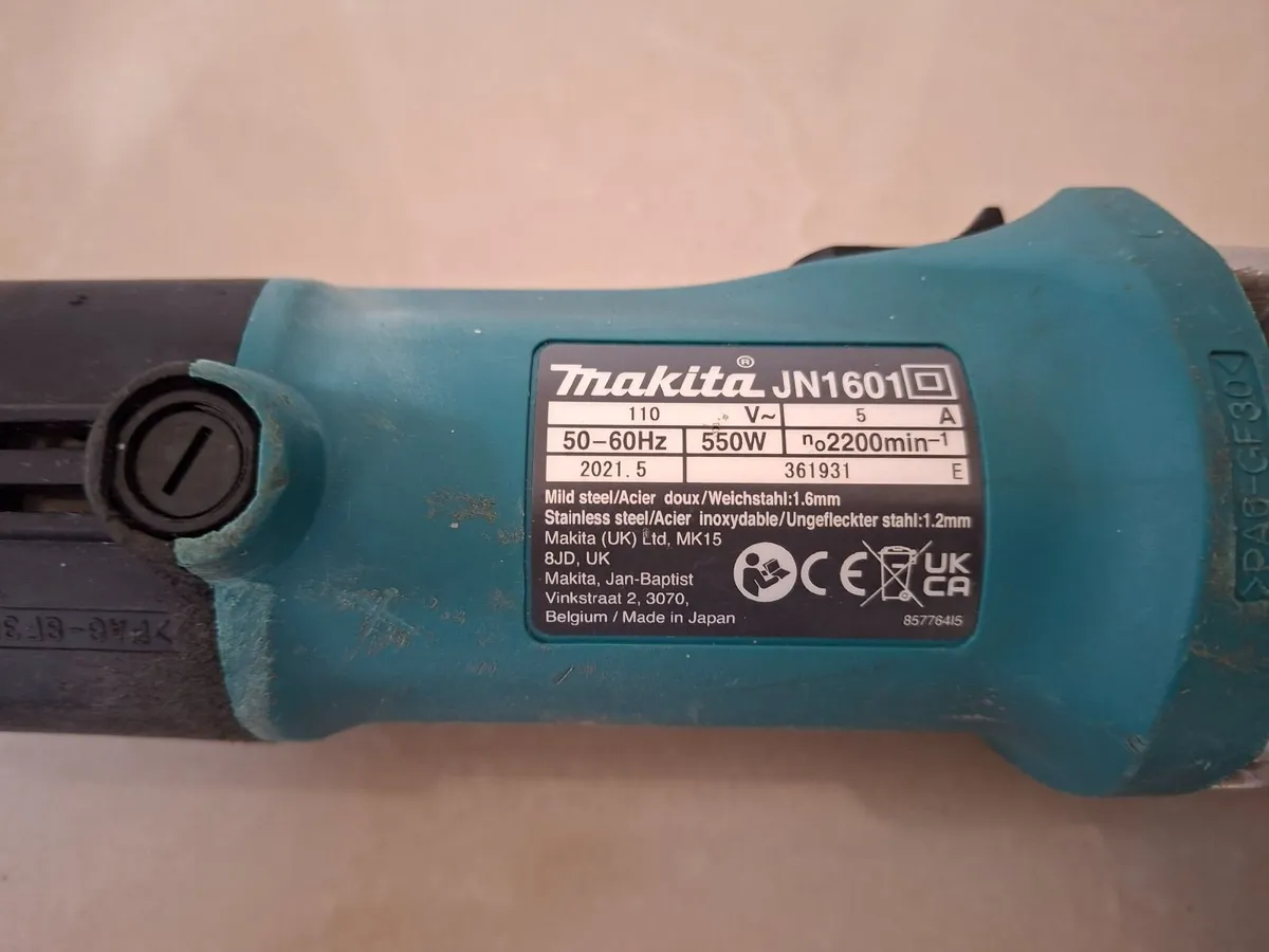 Makita Jn1601 Tin Nibblers 110v - Image 4
