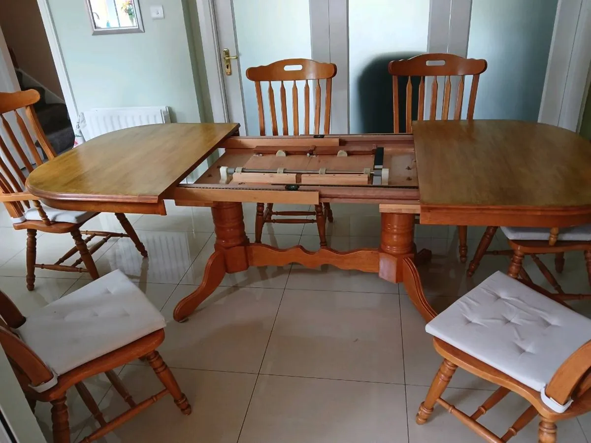 Dining table and chairs - Image 4