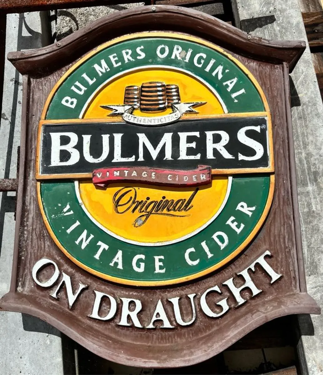Original Bulmers Vintage Cider hanging pub sign - Image 4