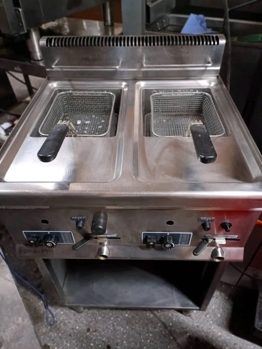 Berto's Italian gas fryer - Image 1