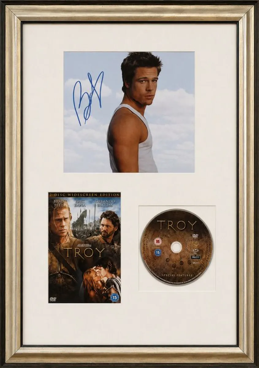 Brad Pitt Framed Signed Photo