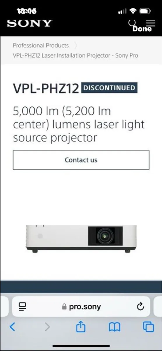 Projector & screen - Image 3