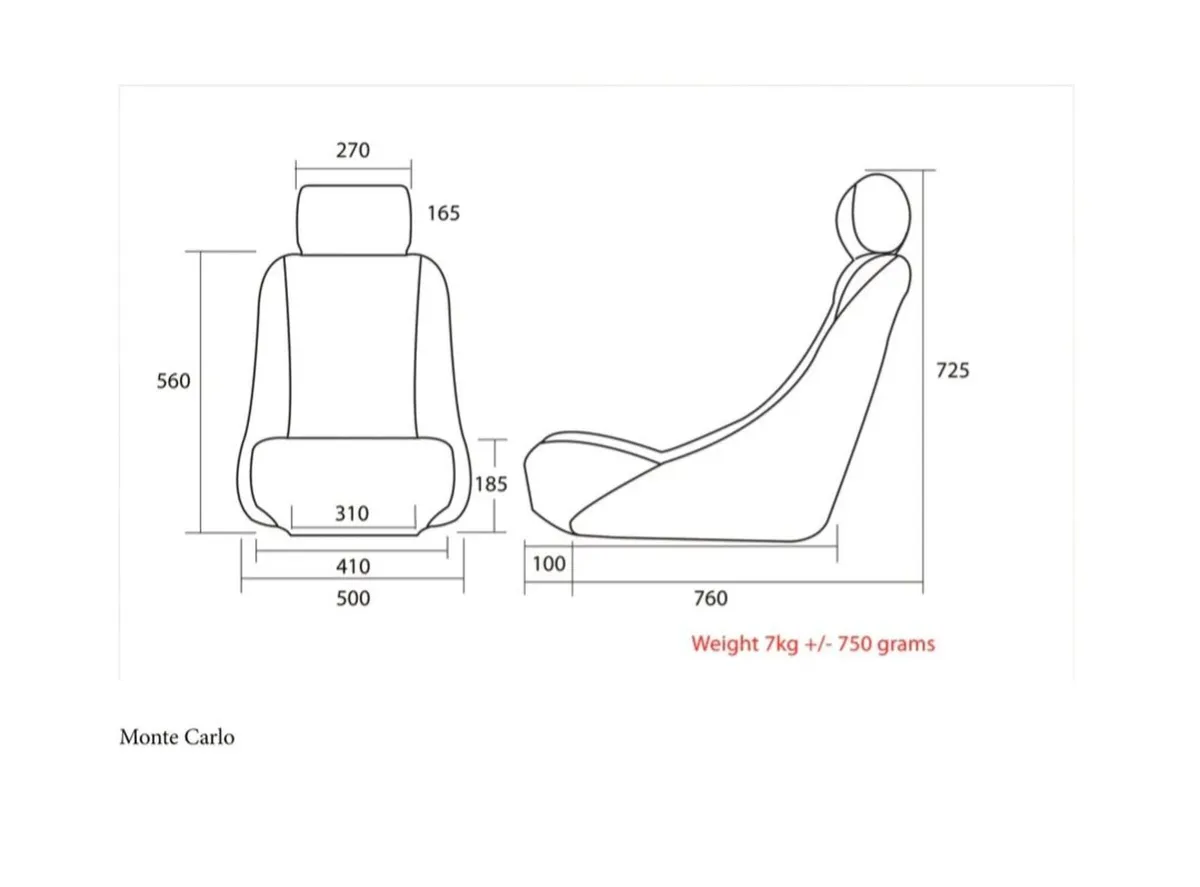 Monte Carlo Cobra Seat - Image 3