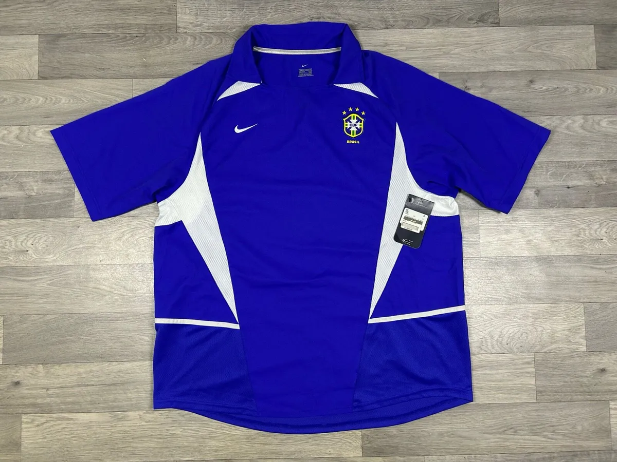 New Vintage 2002 Deadstock Nike Brazil Jersey XXL - Image 1