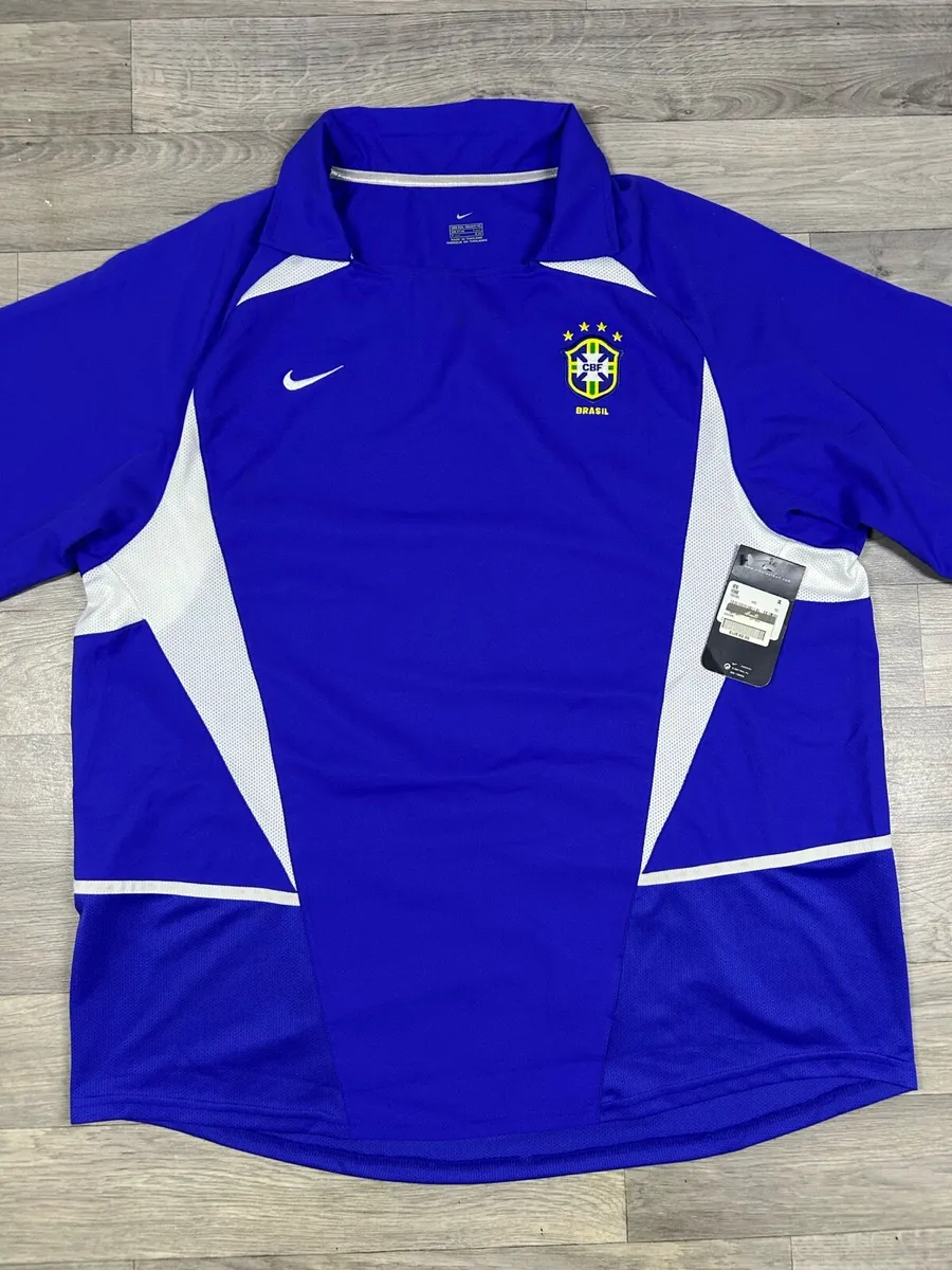New Vintage 2002 Deadstock Nike Brazil Jersey XXL - Image 2