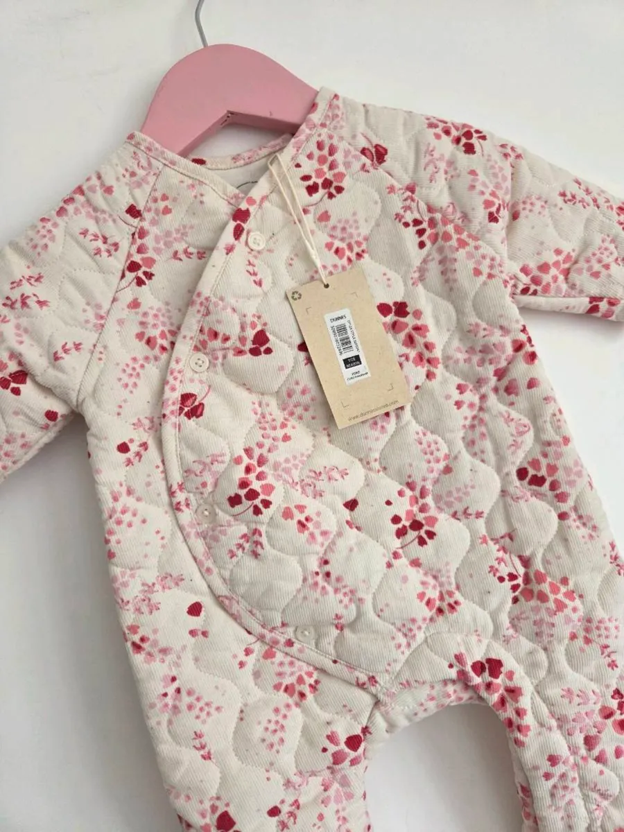 Leigh Tucker Willow Print Cord Pramsuit - Newborn - Image 3