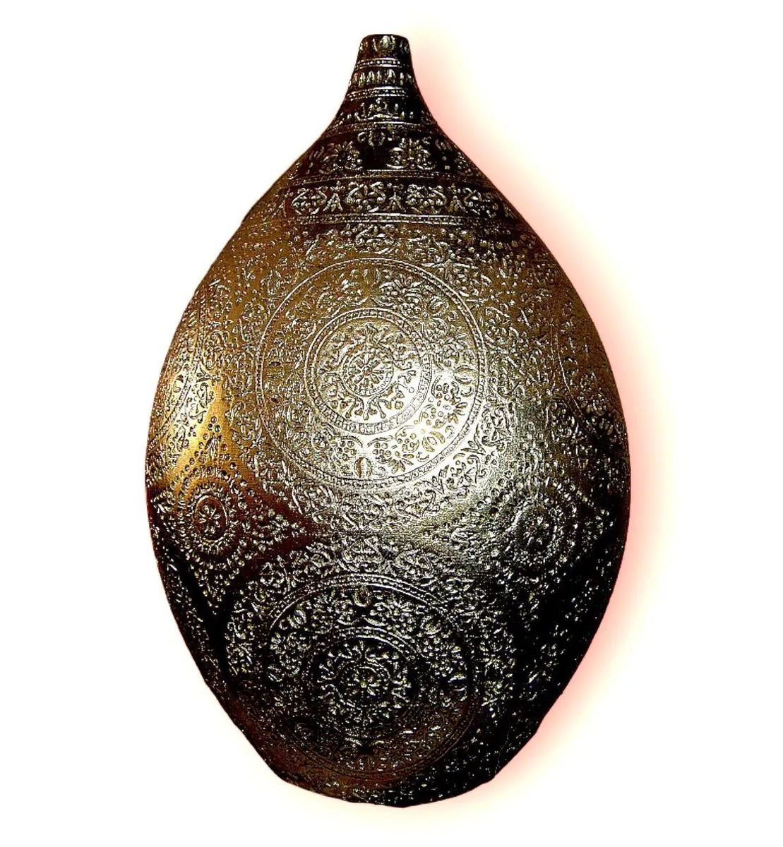 Vintage Harrods Etched Teardrop Vase - Image 3