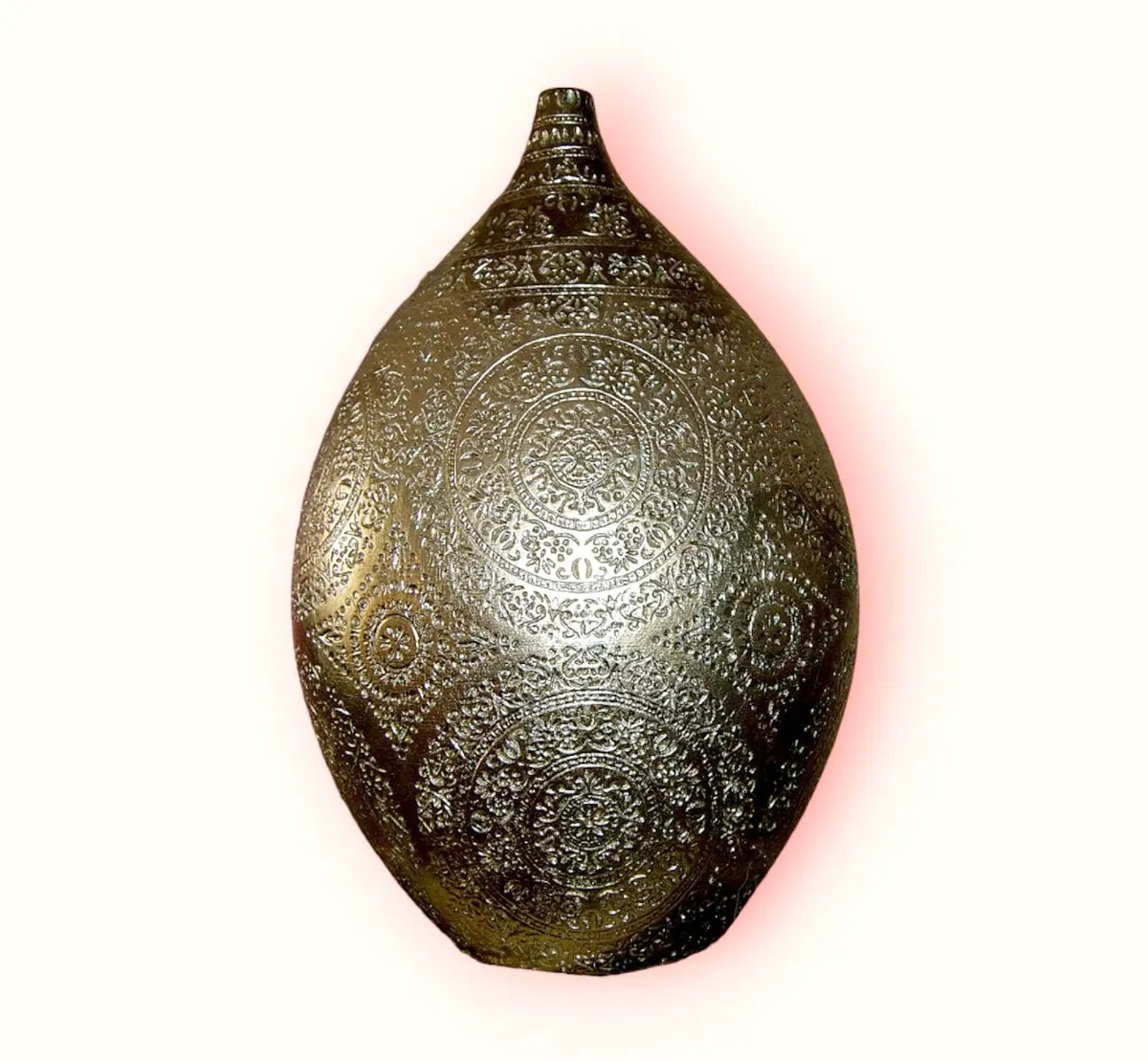 Vintage Harrods Etched Teardrop Vase - Image 4