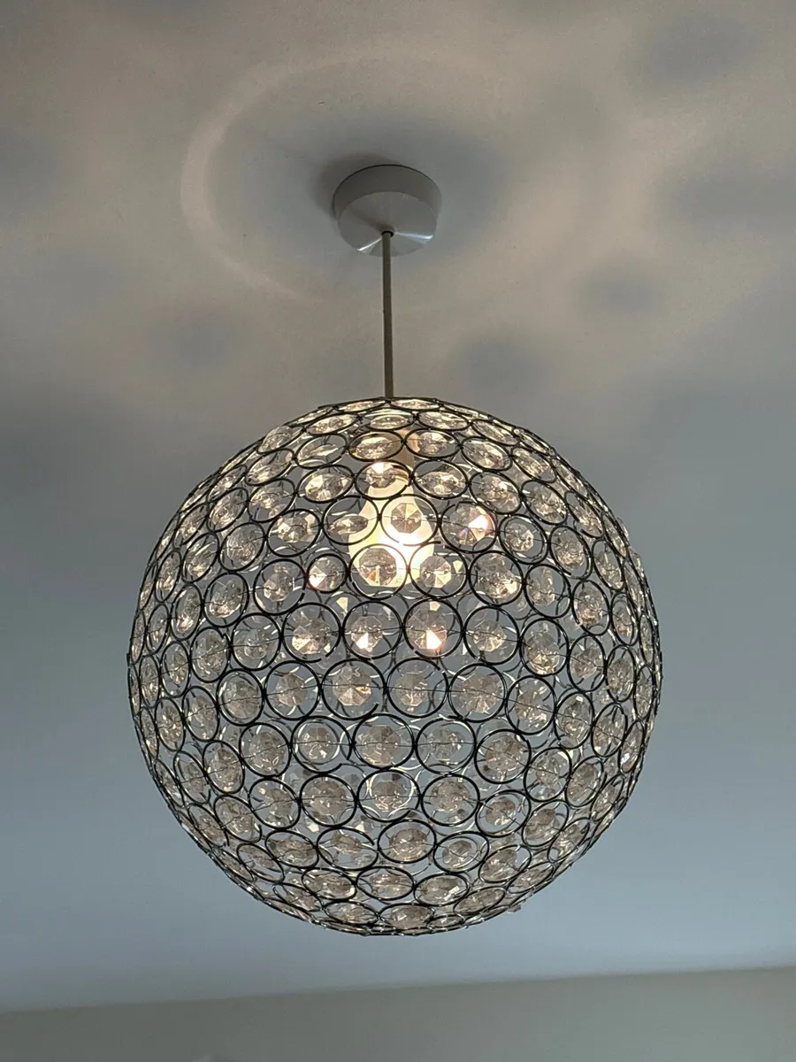 3 x Globe easy fit light pendants - Image 2