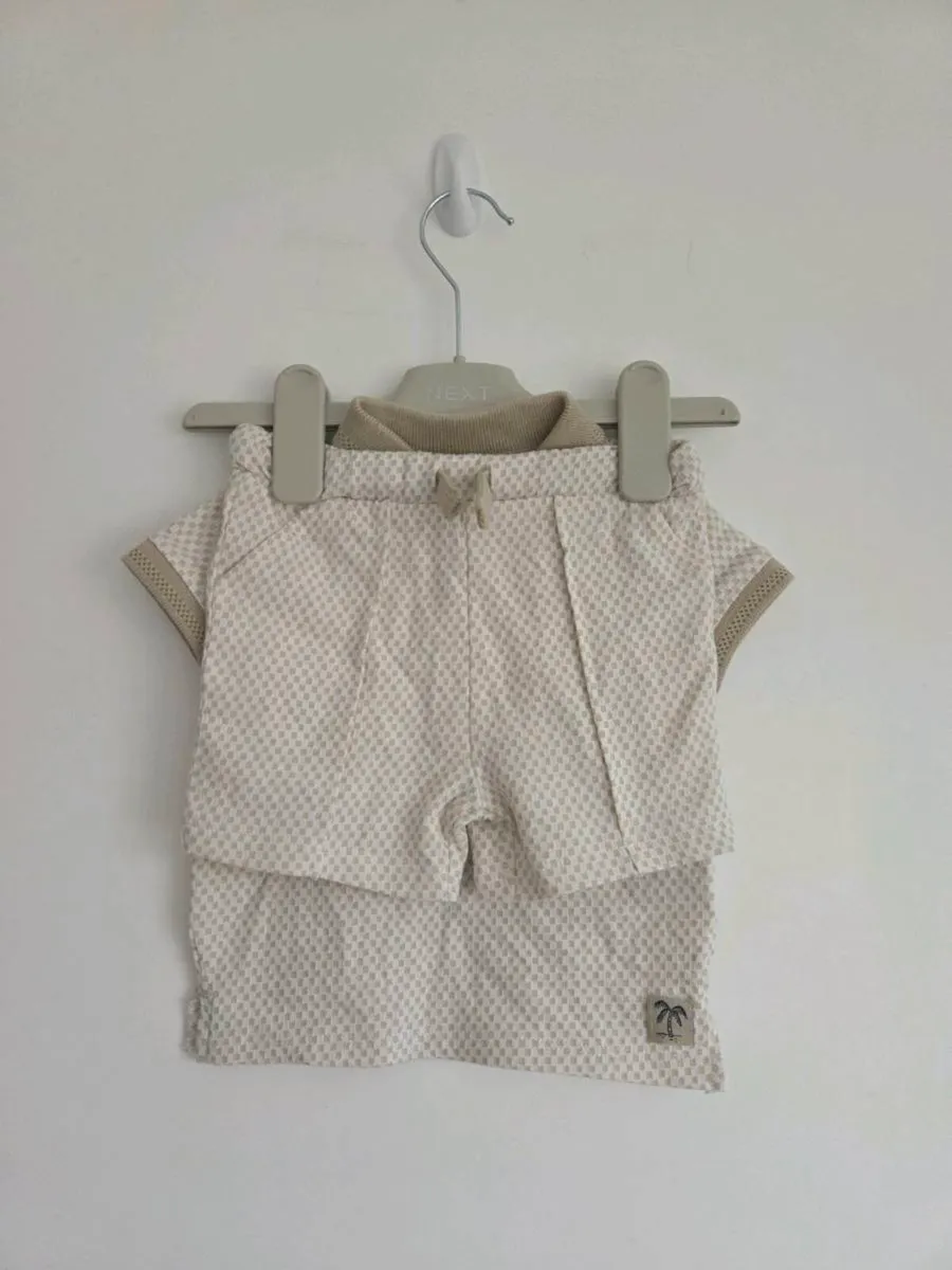 Bnowt F&F Soft Polo Shirt and Shorts (3-6m) - Image 1