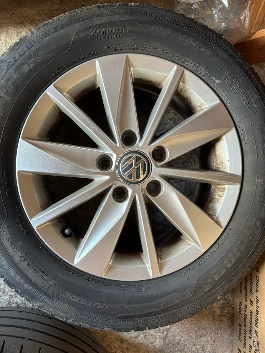 VW ALLOYS AND WHEELS FOR SALE 16INCH - Image 4