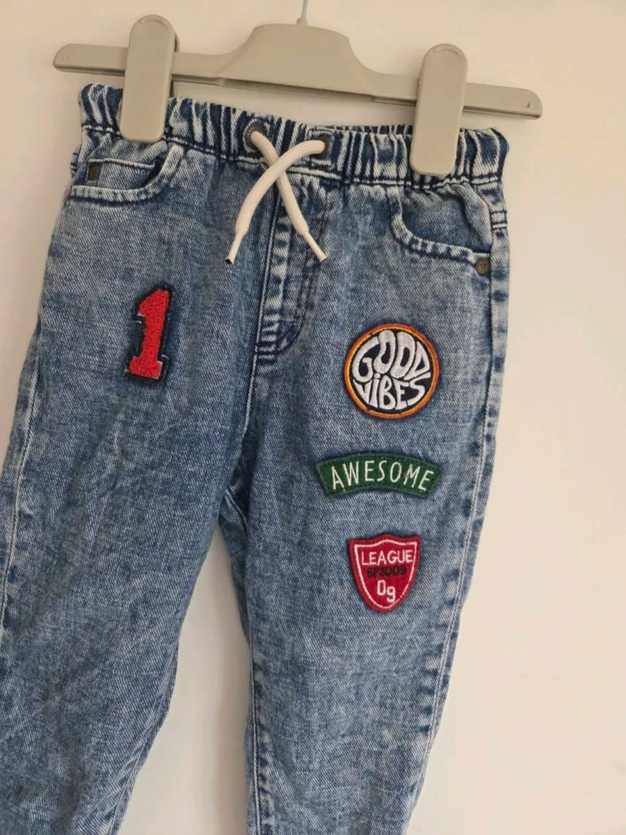 Next Baby/Toddler Patched Jeans (18-24m) - Image 2