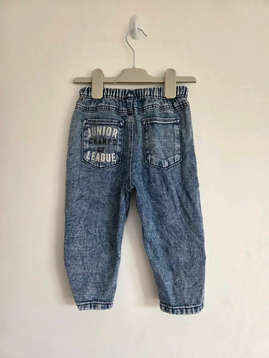 Next Baby/Toddler Patched Jeans (18-24m) - Image 3