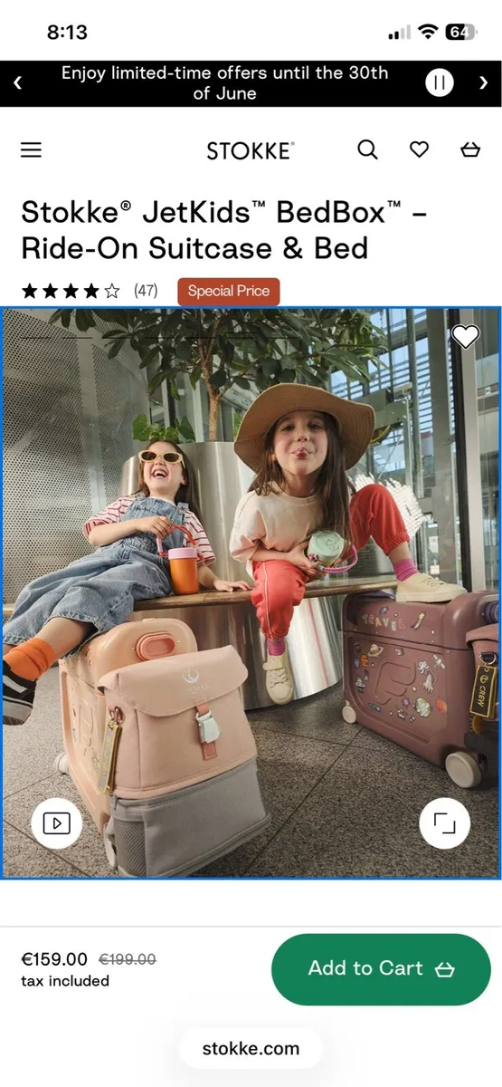 Kids Travel BedBox Stokke x2 - Image 3