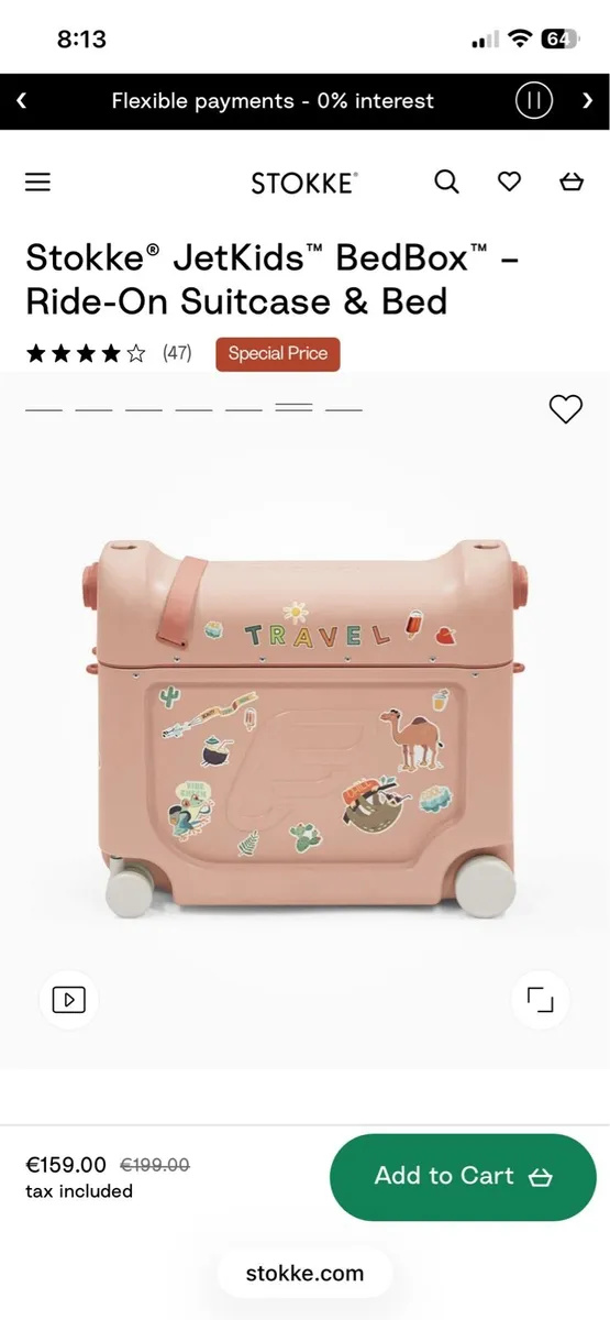 Kids Travel BedBox Stokke x2 - Image 1