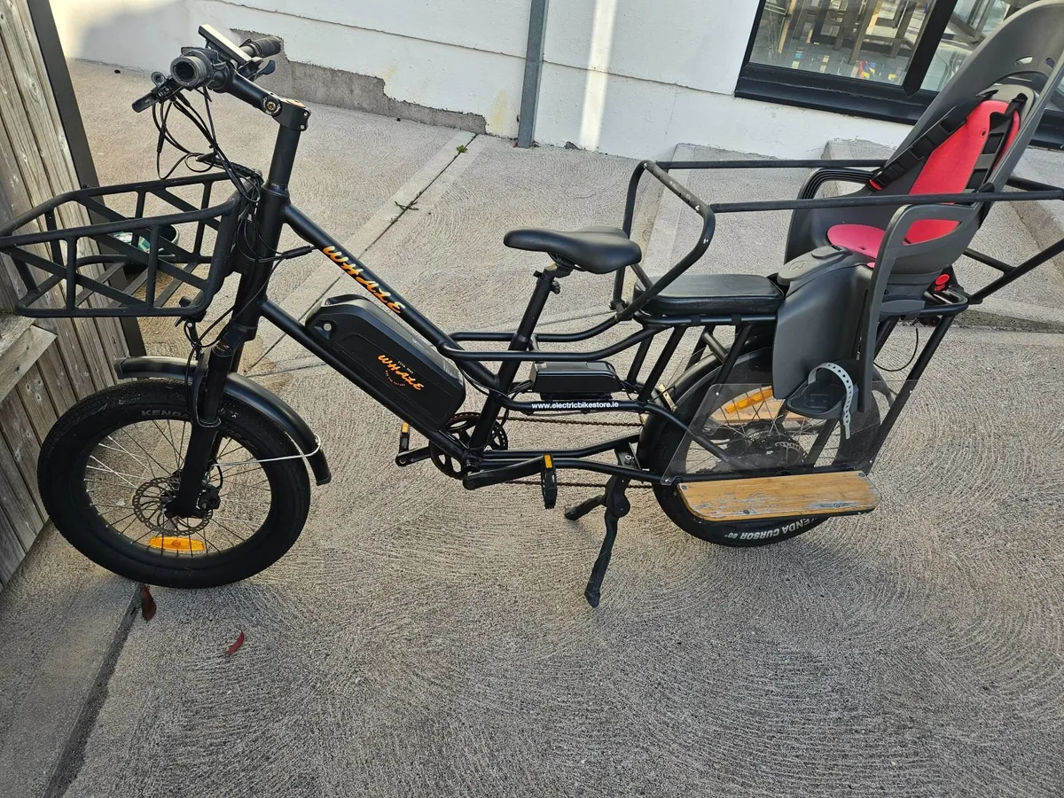 Whale Longtail Cargo Bike-very low mileage - Image 1
