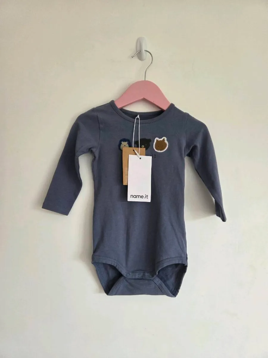 6-9m, With Tags Name It Long-Sleeved Bodysuit - Image 1
