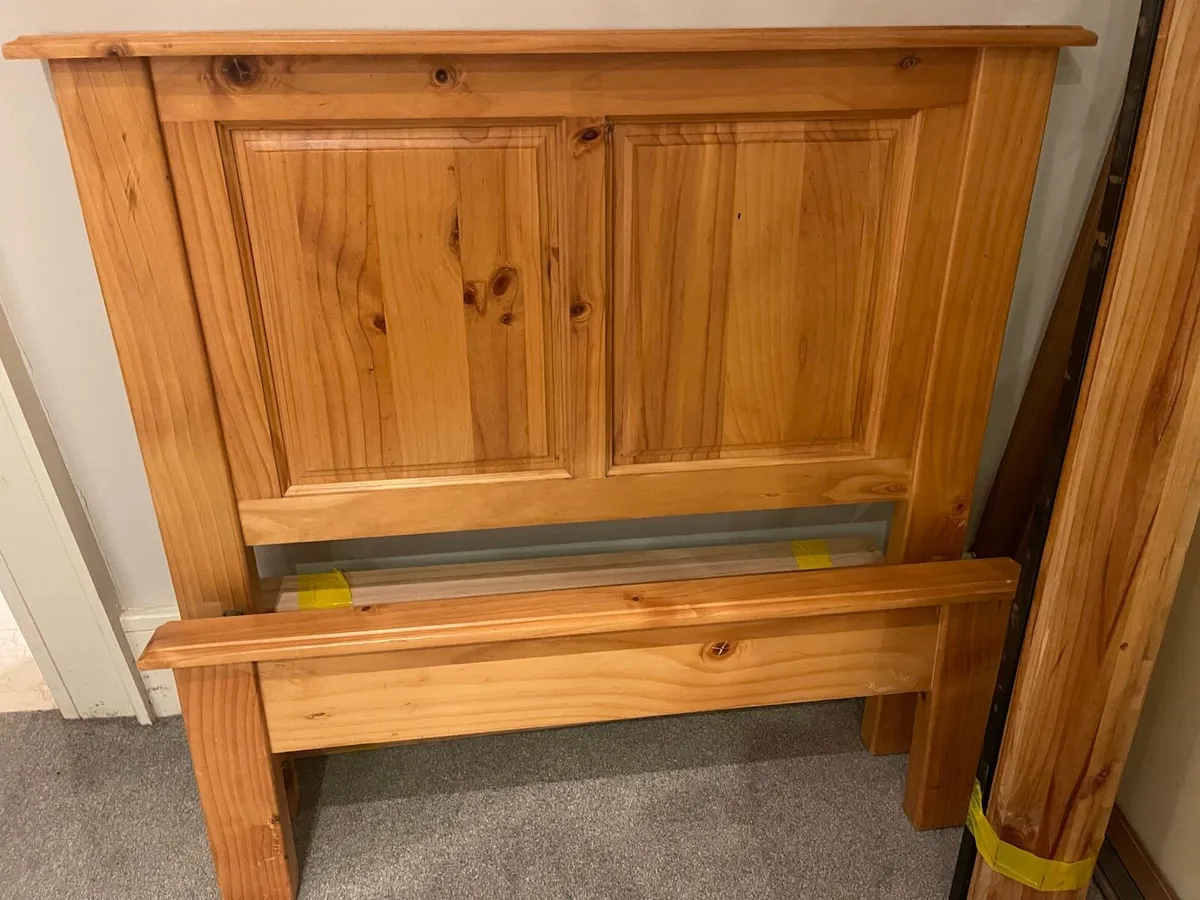 Beautiful Extremely Solid Single Wooden Bed Frame - Image 2