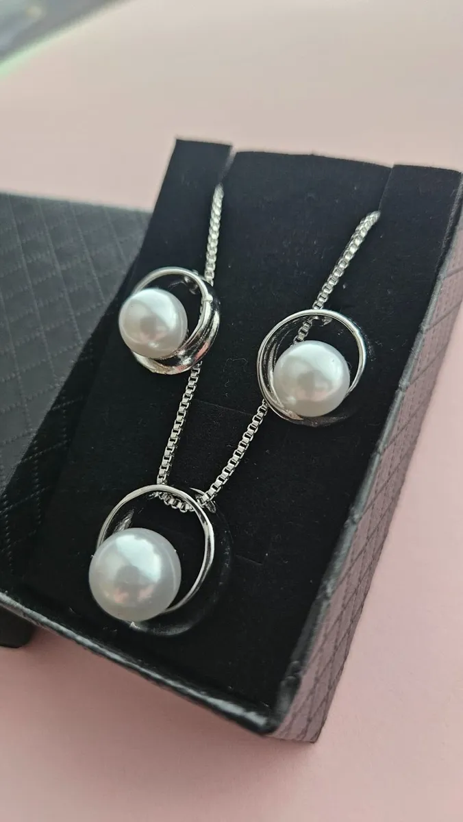 Necklace and Earrings - Image 1