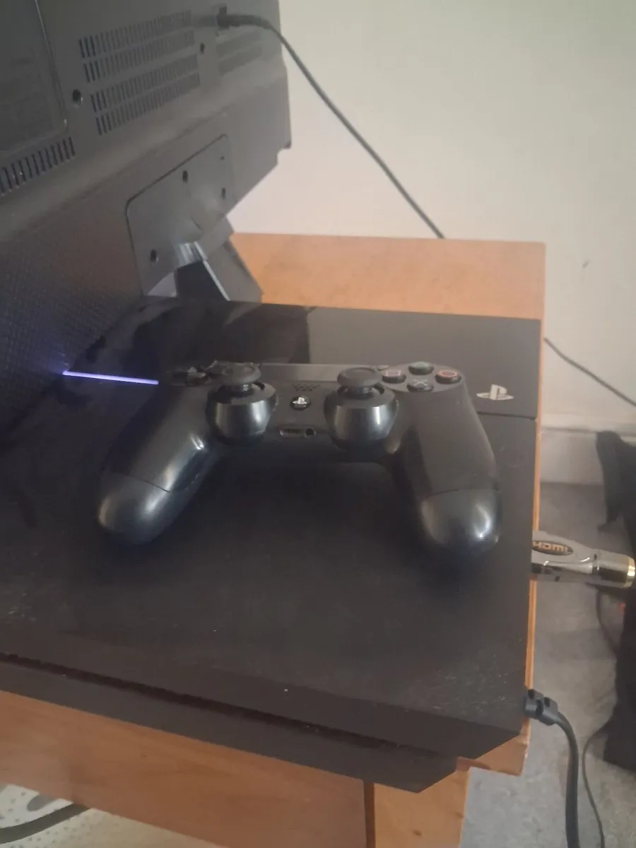 PS4 Console + Controller + TV – Fully Working - Image 2