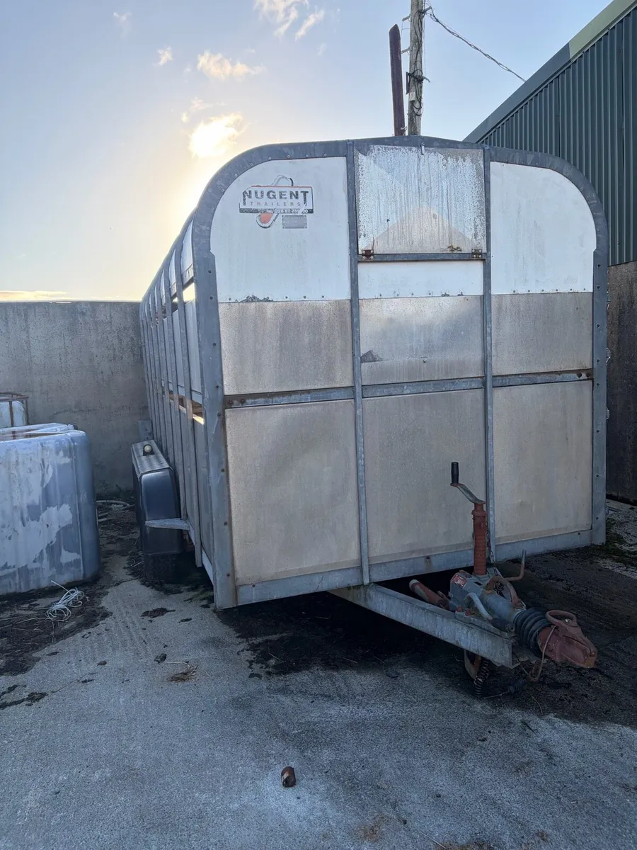 14ft Nugent cattle trailer - Image 1